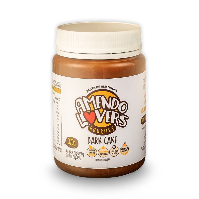 PASTA DE AMENDOIM DARK CAKE 370g